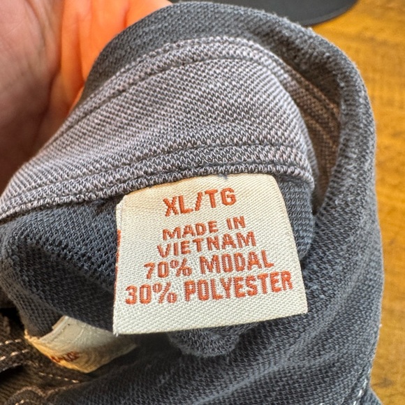 Tommy Bahama Grey Short Sleeve Golf Polo Shirt Soft Modal Contemporary Men's XL - Picture 3 of 5